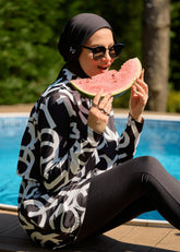 Tesettür Mayo Üstü - Logo Motifli